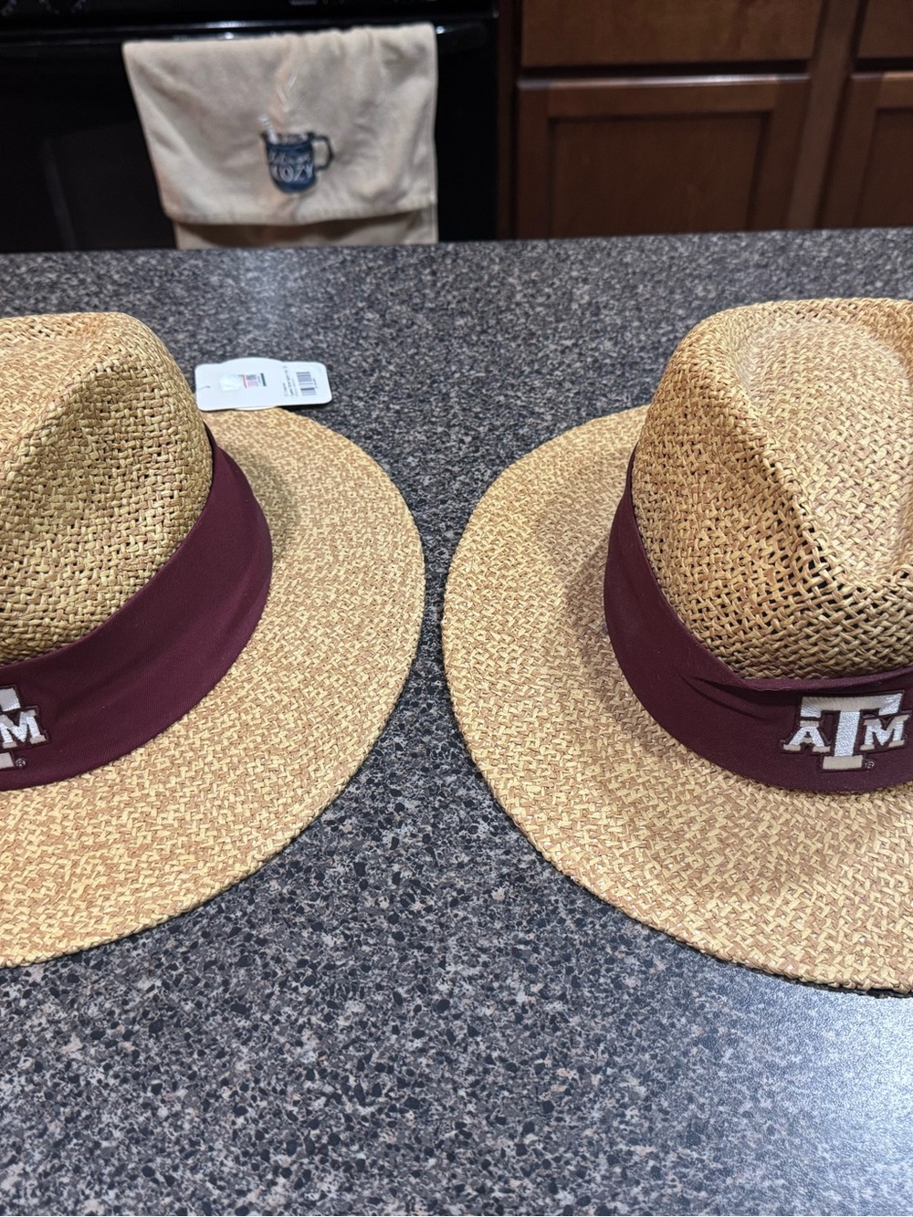Two Texas A&M university sun safari hats NWT never used